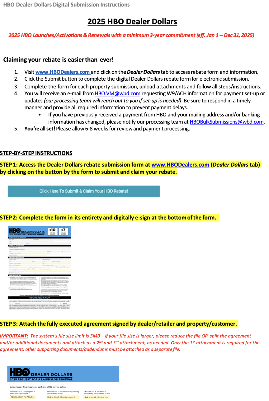 2025 Dealer Dollars Digital Submission Instructions